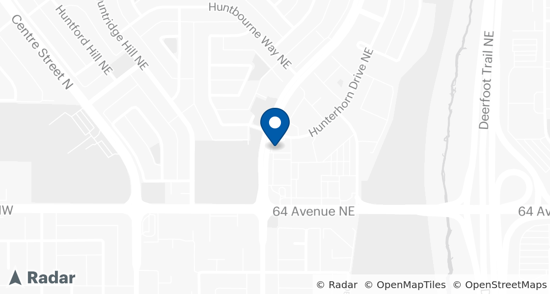 Map of Dairy Queen Location:: 6732 4 St NE, Calgary, AB, T2K 6G9
